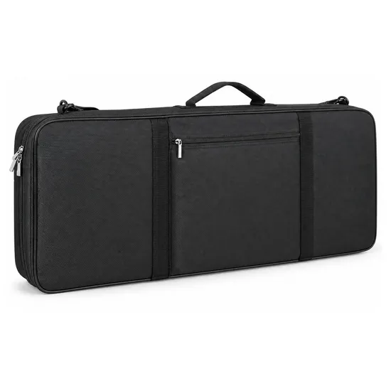 Professional Chef Knife Carrier Travel Bag with Zippered Compartment and Custom Logo