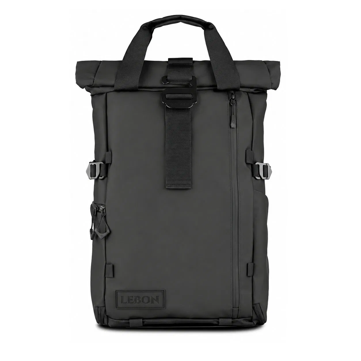Custom 41L Rolltop Camera Backpack with Side Access and Laptop Sleeves for Travel