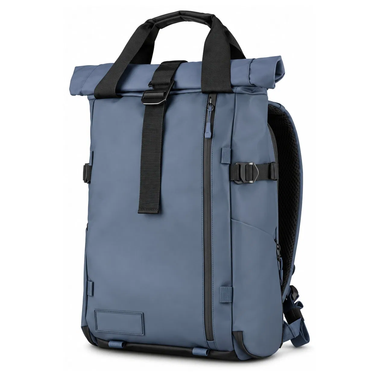 Custom 21L Rolltop Camera Backpack with Side Access and Laptop Sleeve for Travel