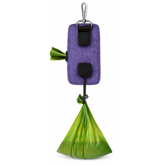 Custom Reusable Dog Poop Bag Dispenser with Zipper and Personalized Logo