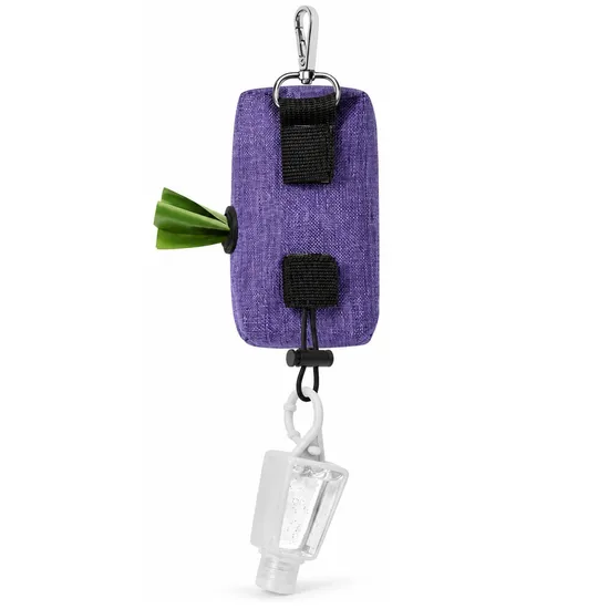 Custom Reusable Dog Poop Bag Dispenser with Zipper and Personalized Logo