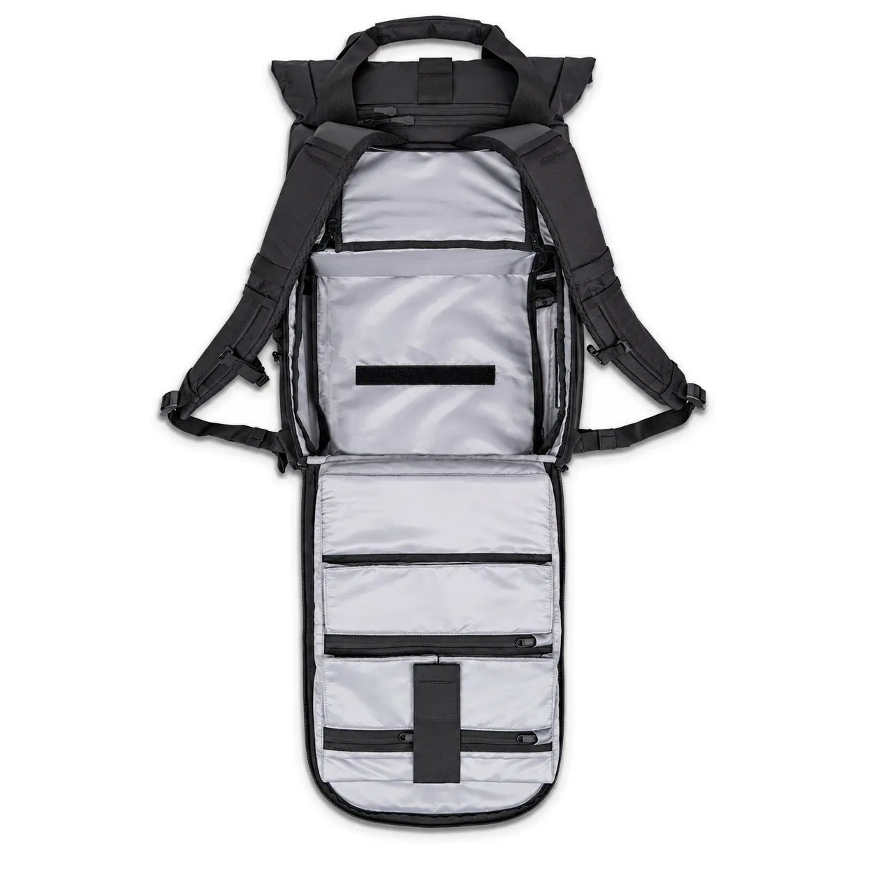 41L Expandable Rolltop Camera Backpack with Side Access and Laptop Storage