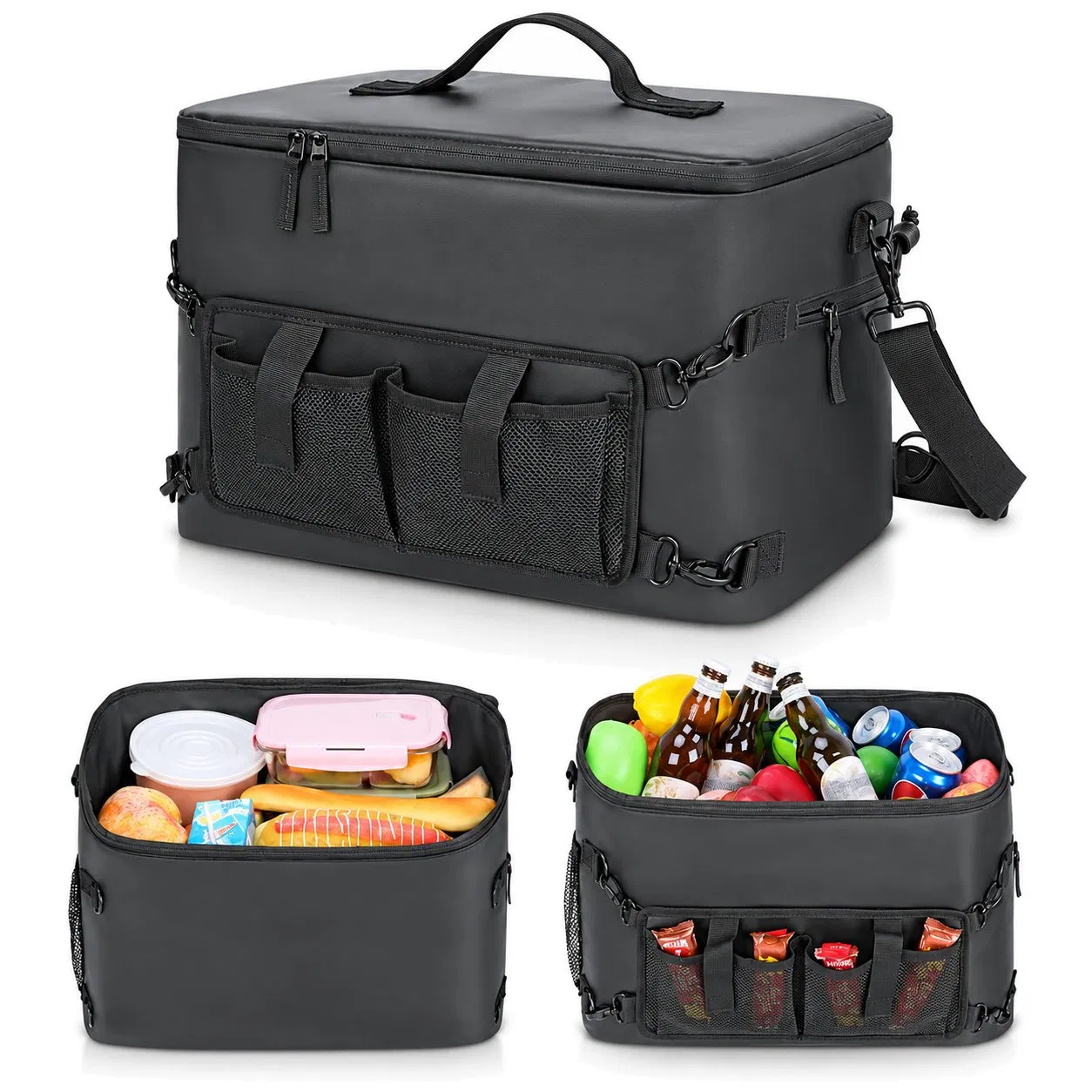Custom 30L PVC Insulated Picnic Camping Lunch Cooler Bag