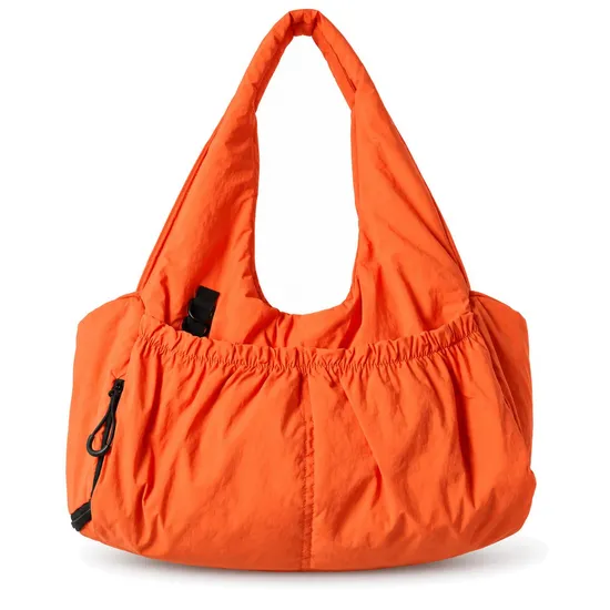 Custom Nylon Yoga Gym Travel Bag with Shoe Compartment