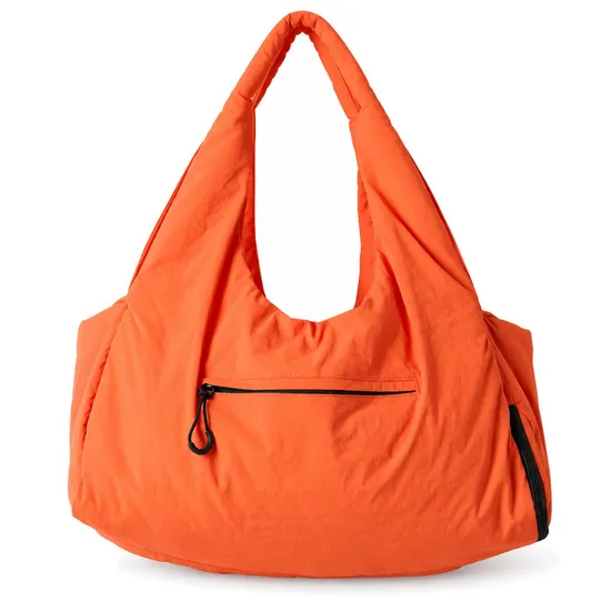 Custom Nylon Yoga Gym Travel Bag with Shoe Compartment