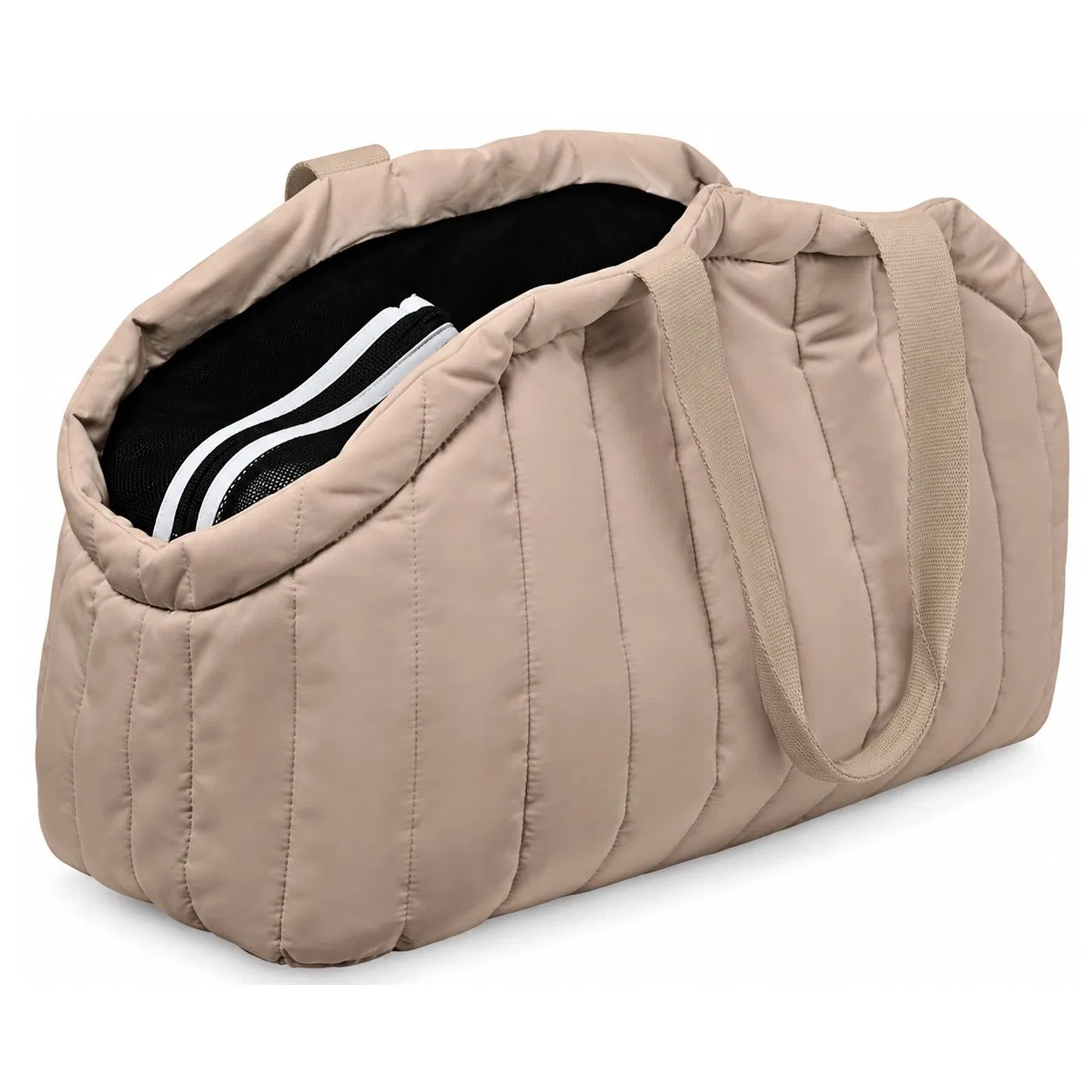 Custom Foldable Pet Carrier Weekender Bag with Crossbody Strap