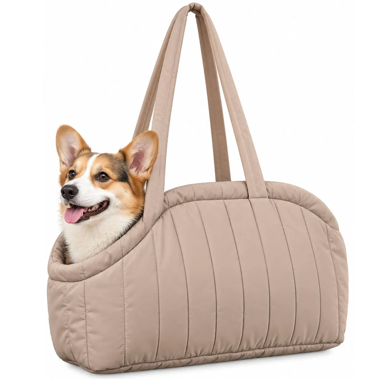 Custom Foldable Pet Carrier Weekender Bag with Crossbody Strap