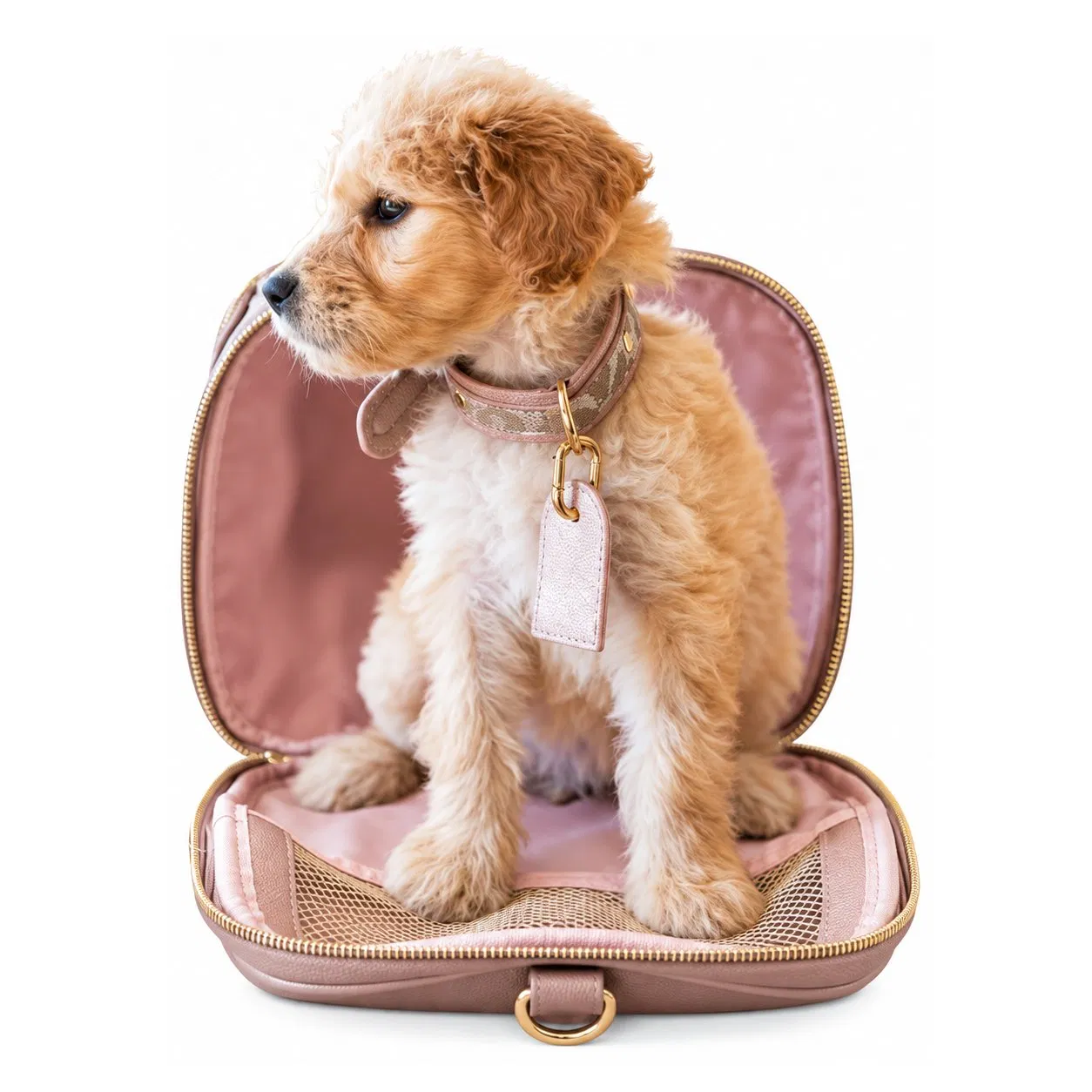 Custom Leopard Print Pet Sling Carrier Tote Bag with Breathable Mesh for Travel