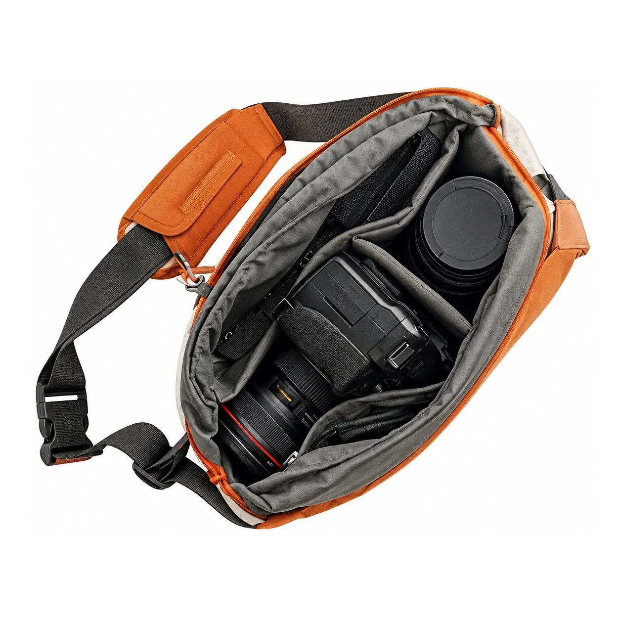 Custom Nylon Camera Sling Crossbody Chest Bag for Outdoor Travel and Photography