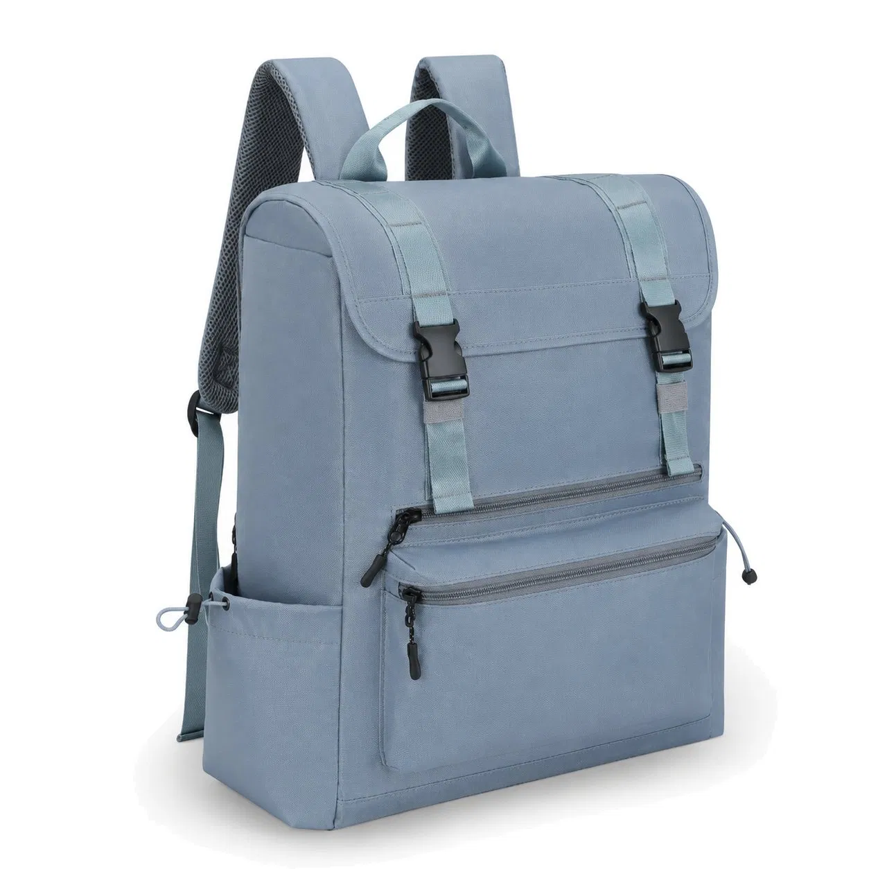 Custom Nylon Laptop Backpack with USB Charging Port for Daily Office Travel and Outdoor Sports