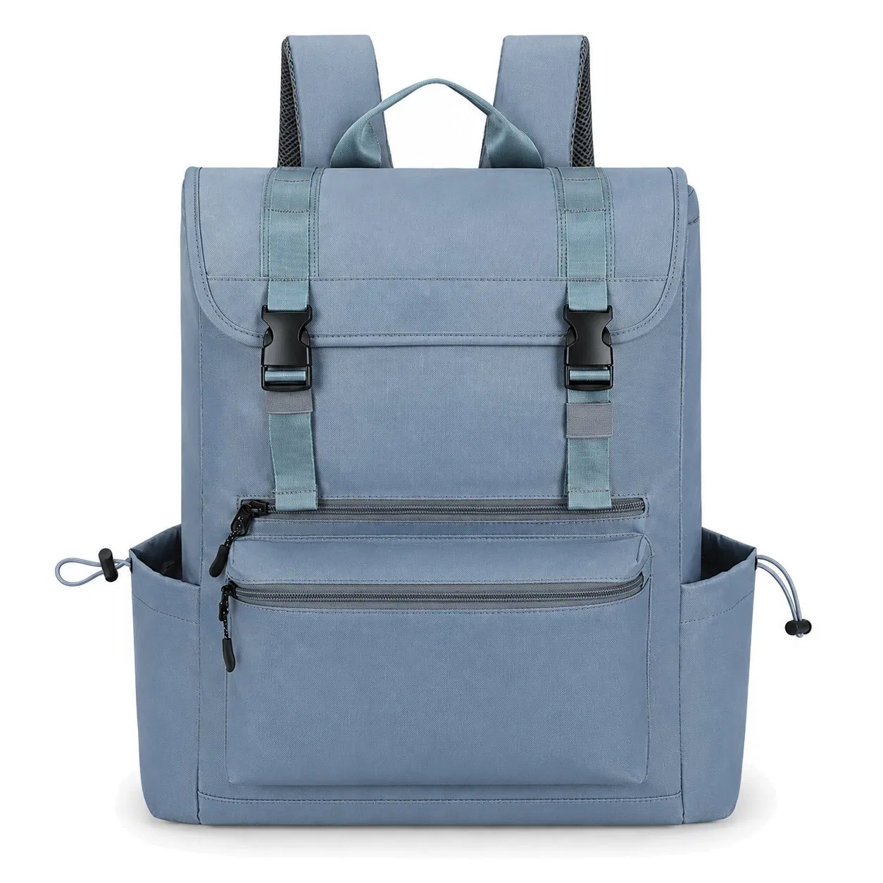 Custom Nylon Laptop Backpack with USB Charging Port for Daily Office Travel and Outdoor Sports