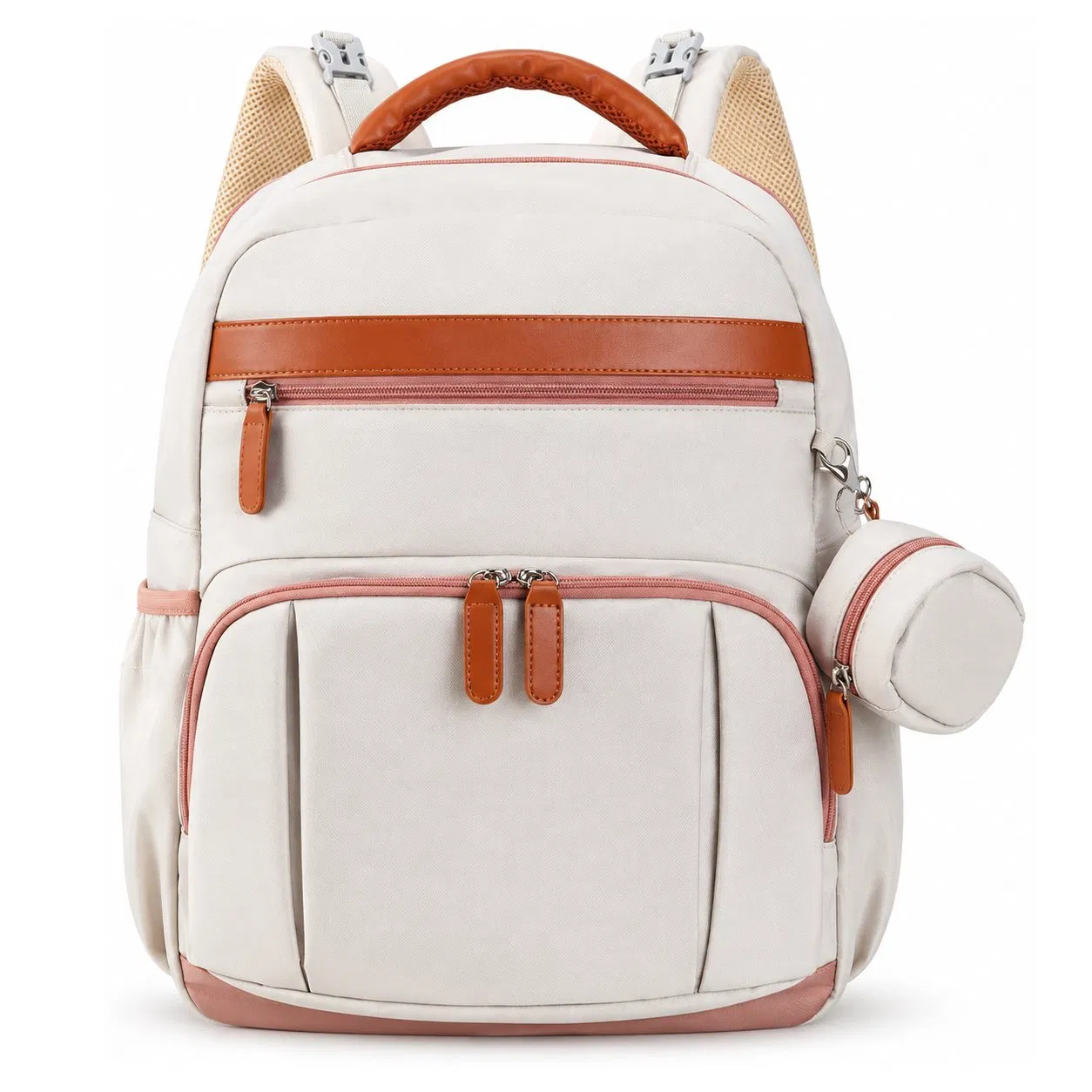 Custom Waterproof Oxford Diaper Backpack with USB Port for Mom and Dad