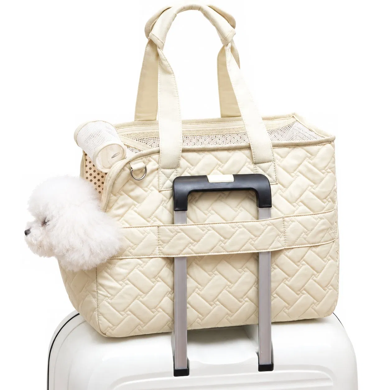Custom Breathable Double Shoulder Pet Carrier Backpack for Outdoor Travel