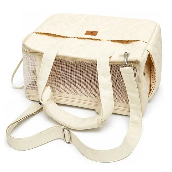 Custom Breathable Double Shoulder Pet Carrier Backpack for Outdoor Travel