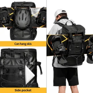 Custom 55L Waterproof Ski Boot and Snowboard Boot Backpack for Outdoor Travel