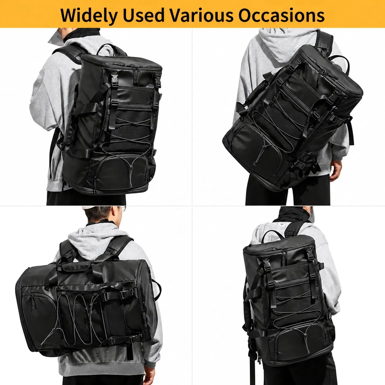 Custom 55L Waterproof Ski Boot and Snowboard Boot Backpack for Outdoor Travel