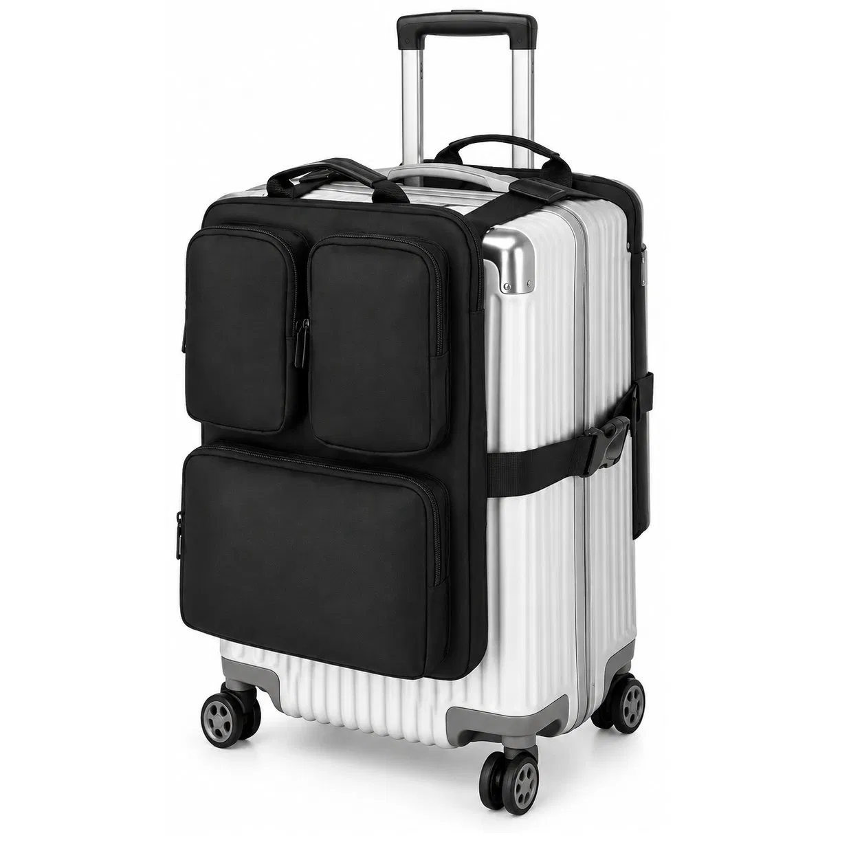 Custom Lightweight Foldable Oxford Travel Bag with Zipper and Adjustable Strap