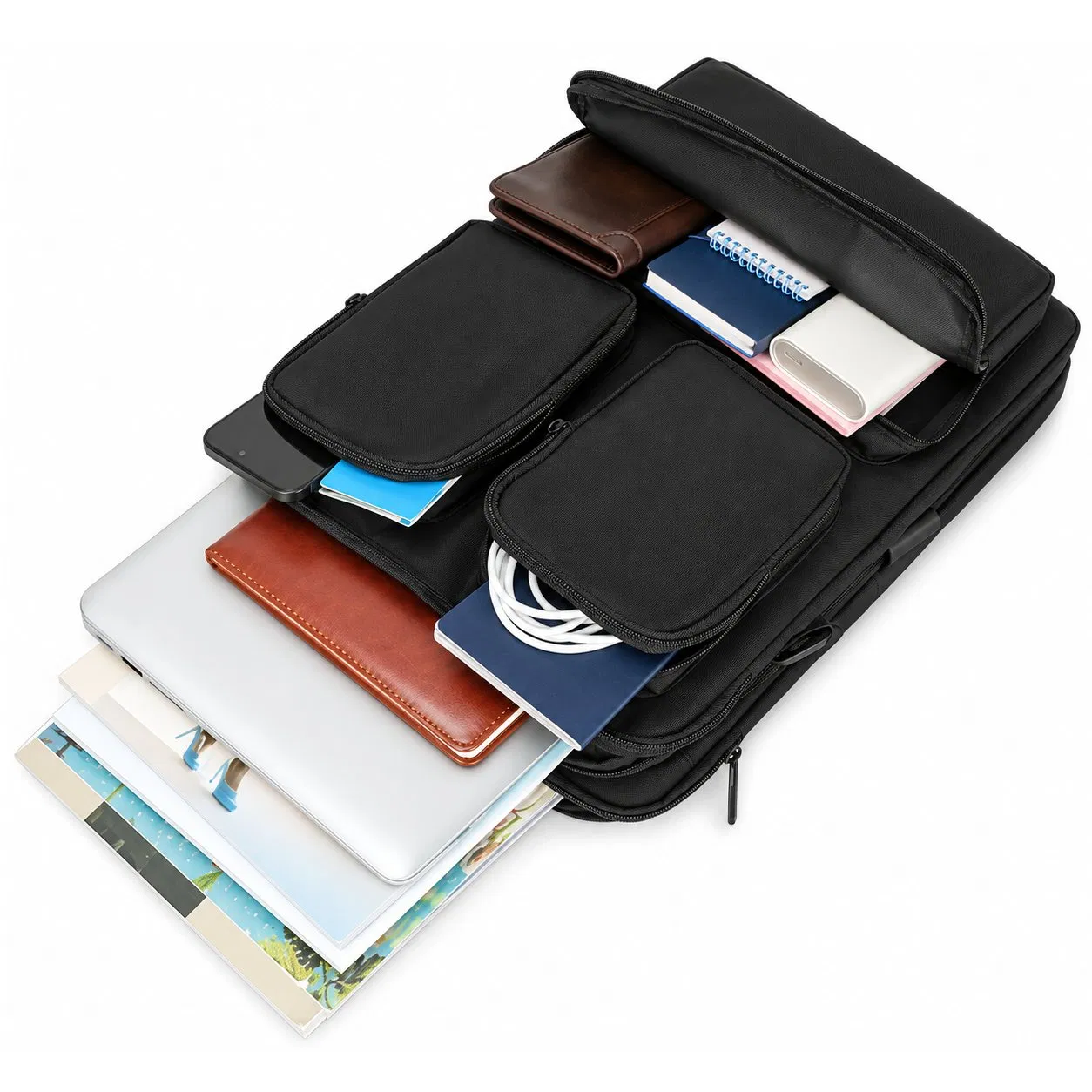 Custom Lightweight Foldable Oxford Travel Bag with Zipper and Adjustable Strap