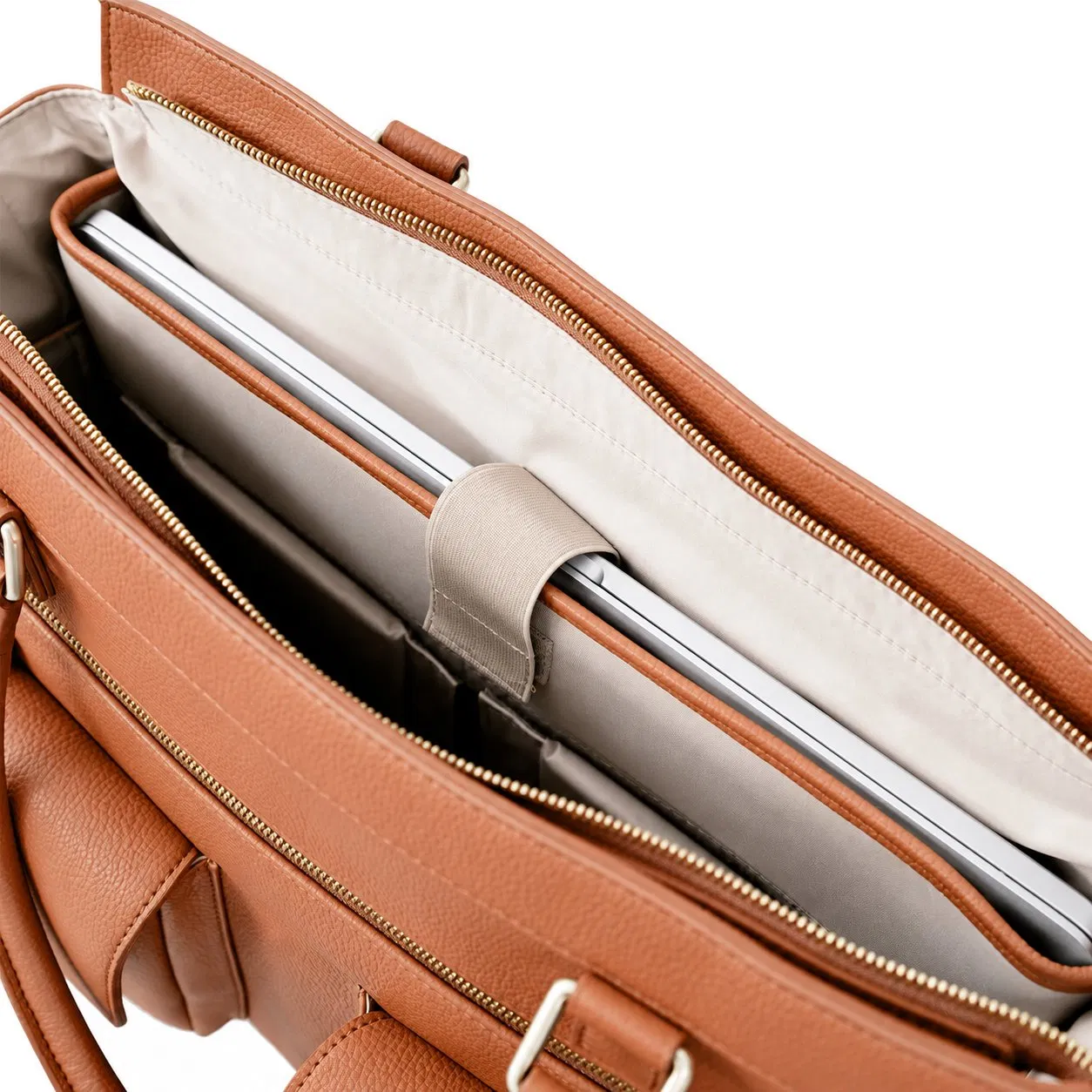 Custom Vintage PU Leather Camera Tote Bag with Removable Dividers for SLR Lens and Digital Gear