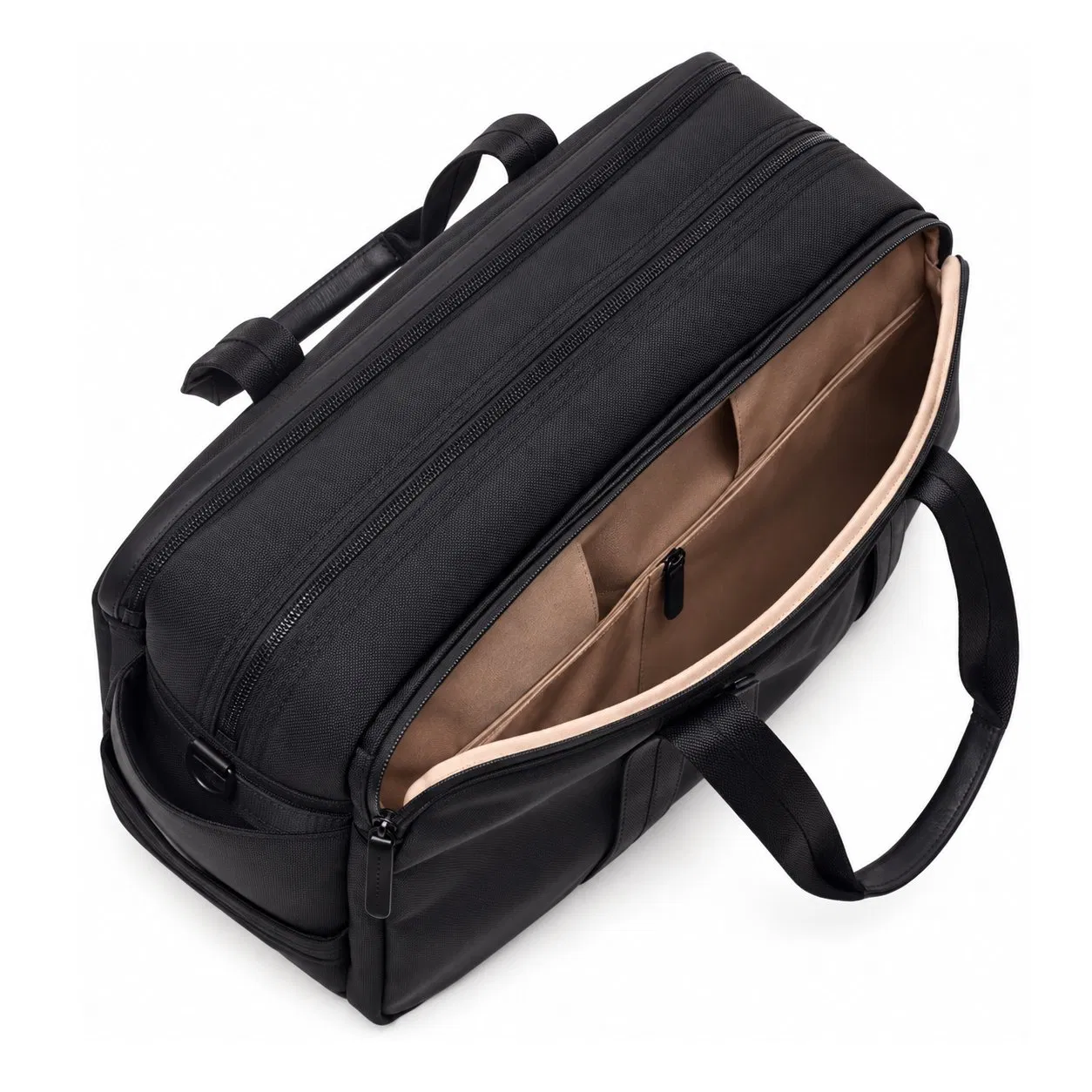 Custom Large Capacity Nylon Travel Duffel Bag with Shoe Compartment