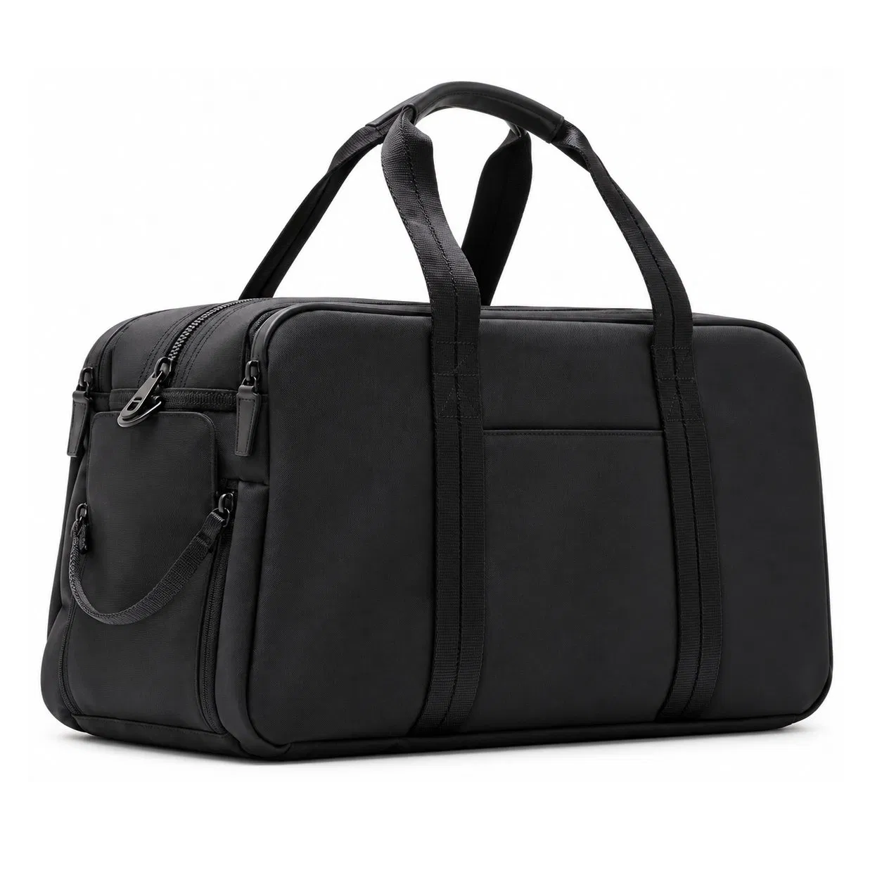 Custom Large Capacity Nylon Travel Duffel Bag with Shoe Compartment