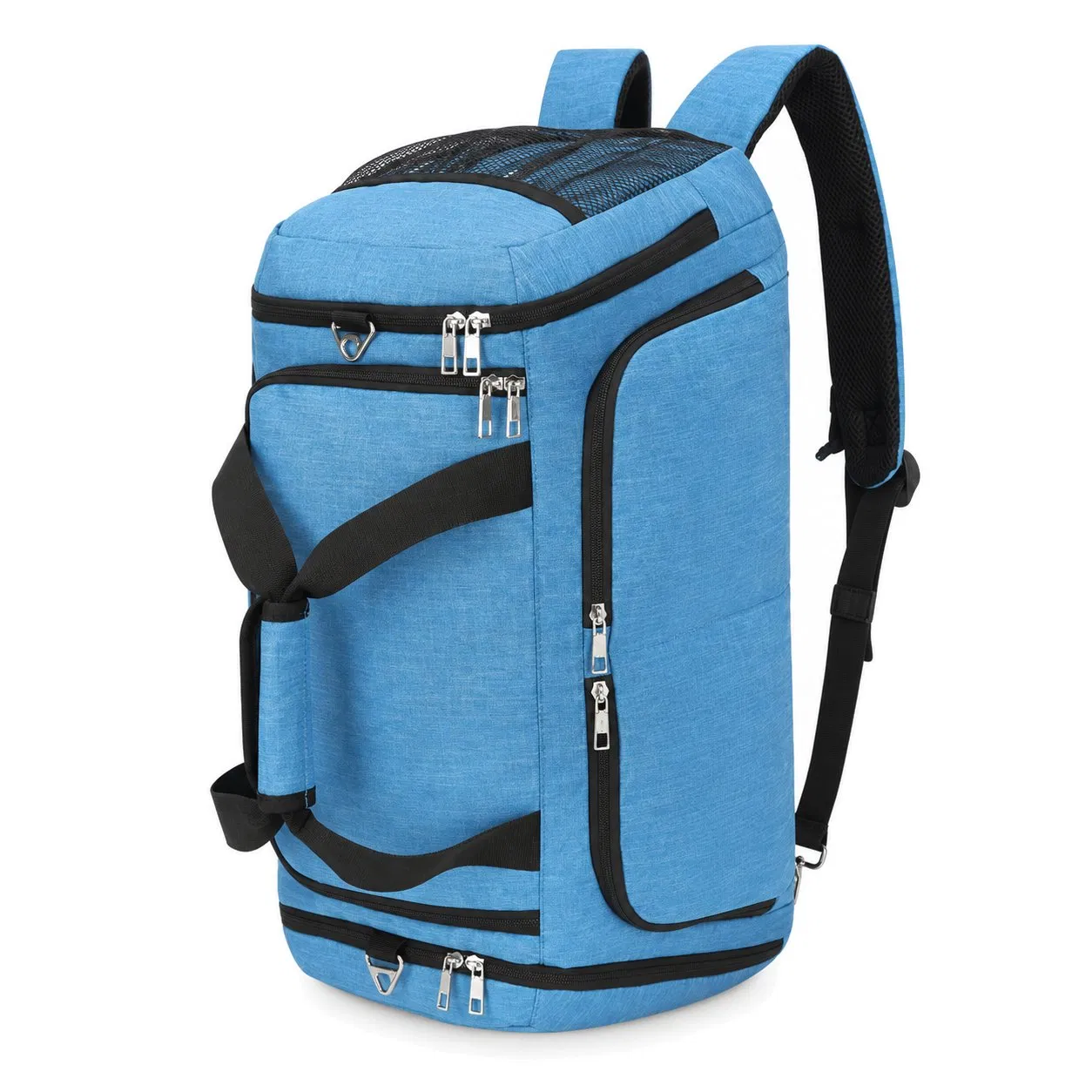 Custom Large Capacity Polyester Gym Travel Bag with Shoe Compartment