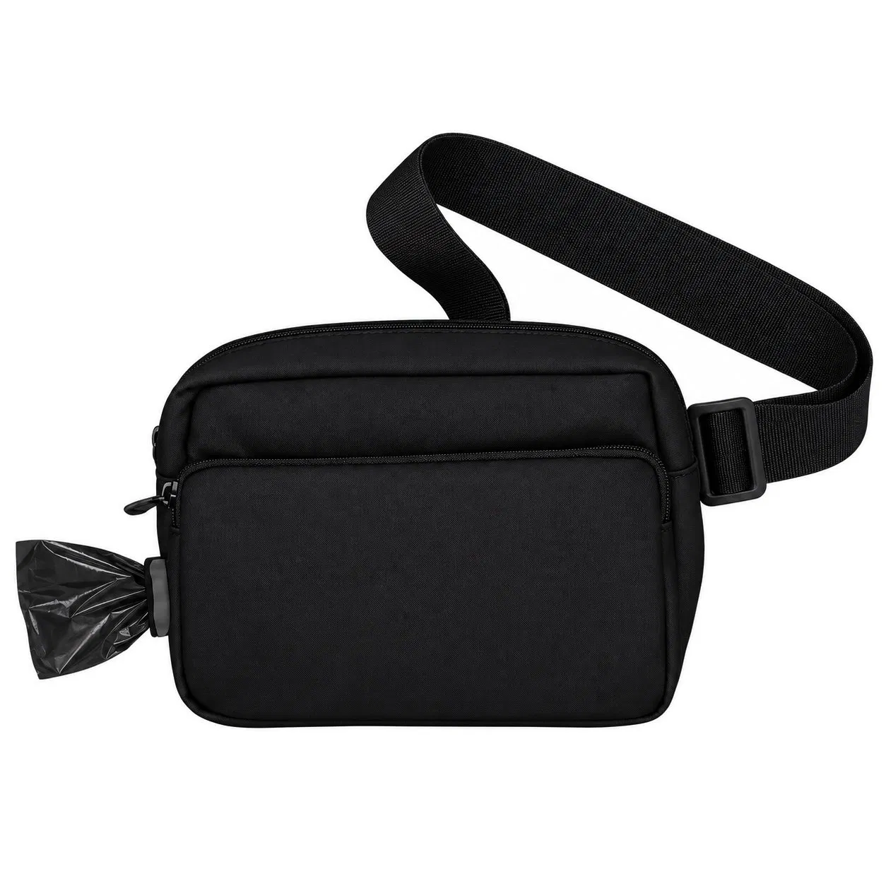 Custom Portable Nylon Dog Walking Treat Waist Bag with Multiple Pockets