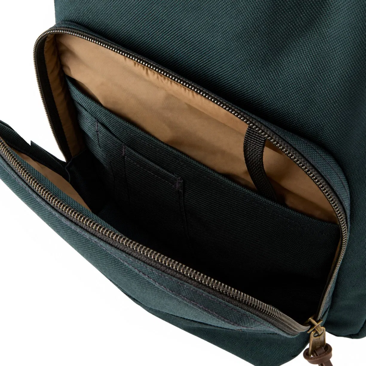 25L Durable Nylon Backpack with Padded Laptop Compartment and Trolley Strap for Business Travel