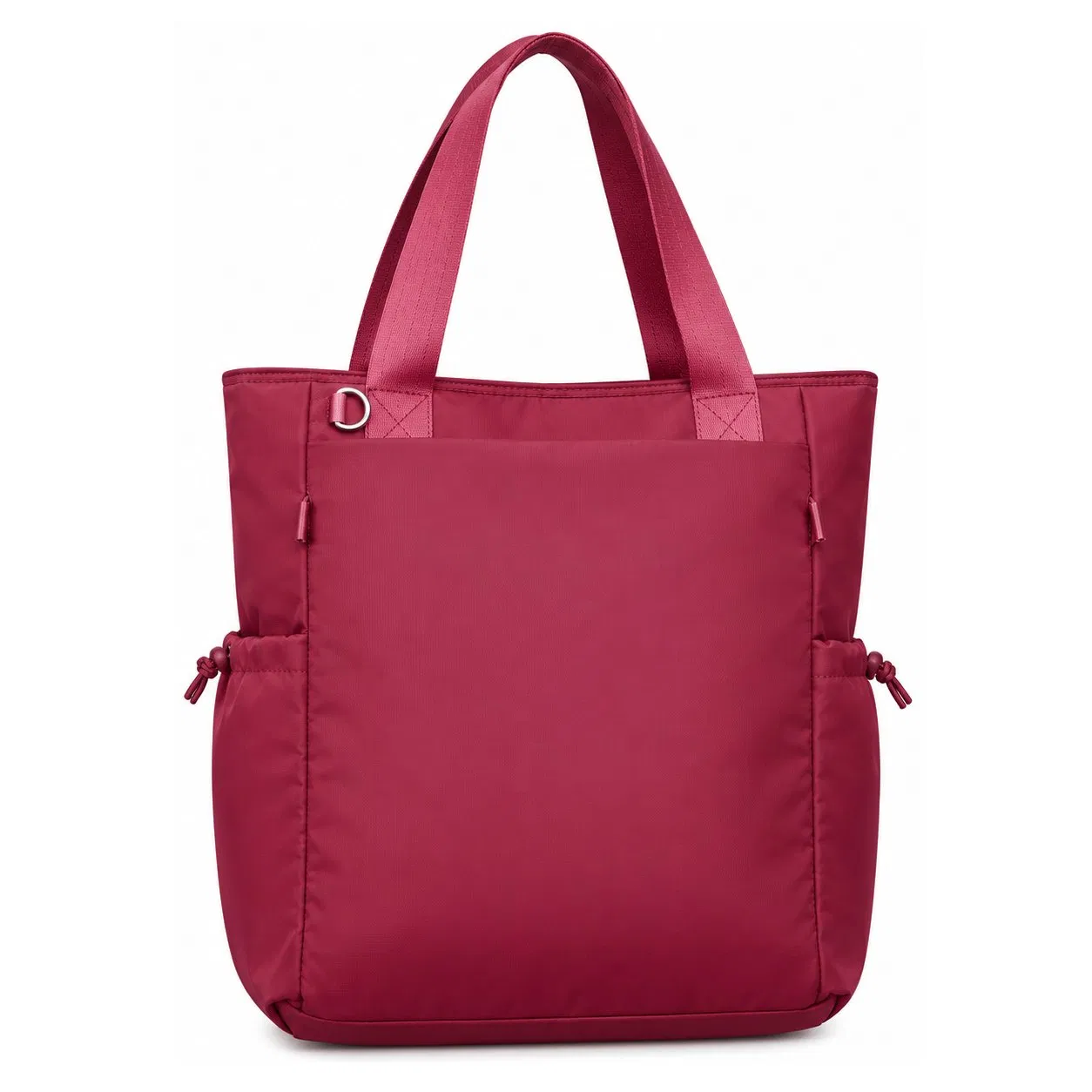 Custom Waterproof Nylon Travel Tote Bag with Luggage Sleeve Soft Handles and Large Capacity