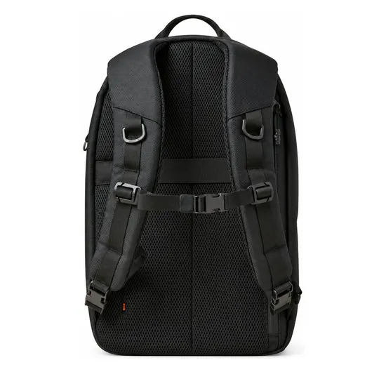 Custom 21L Nylon Travel Laptop Backpack with Modular Pockets and Luggage Sleeve