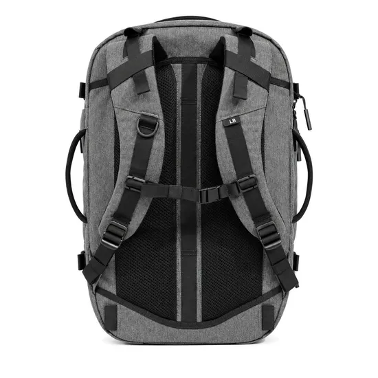Custom Water Resistant Travel Laptop Backpack with Lay Flat Opening and Padded Compartment