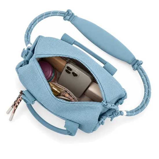 Custom Mini Nylon Gym Duffel Bag for Women with Adjustable Strap and Water Resistant Fabric
