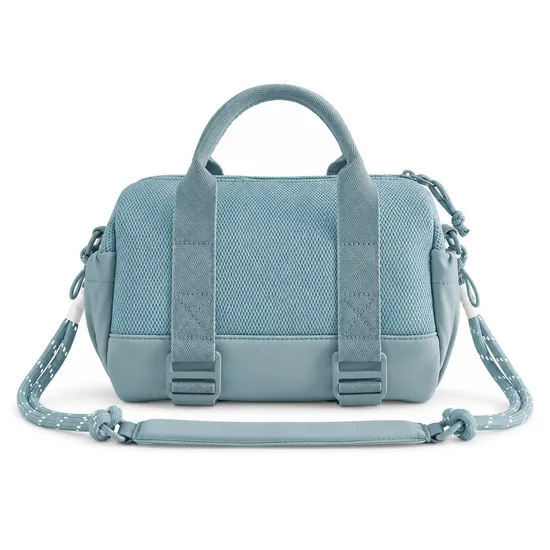 Custom Mini Nylon Gym Duffel Bag for Women with Adjustable Strap and Water Resistant Fabric