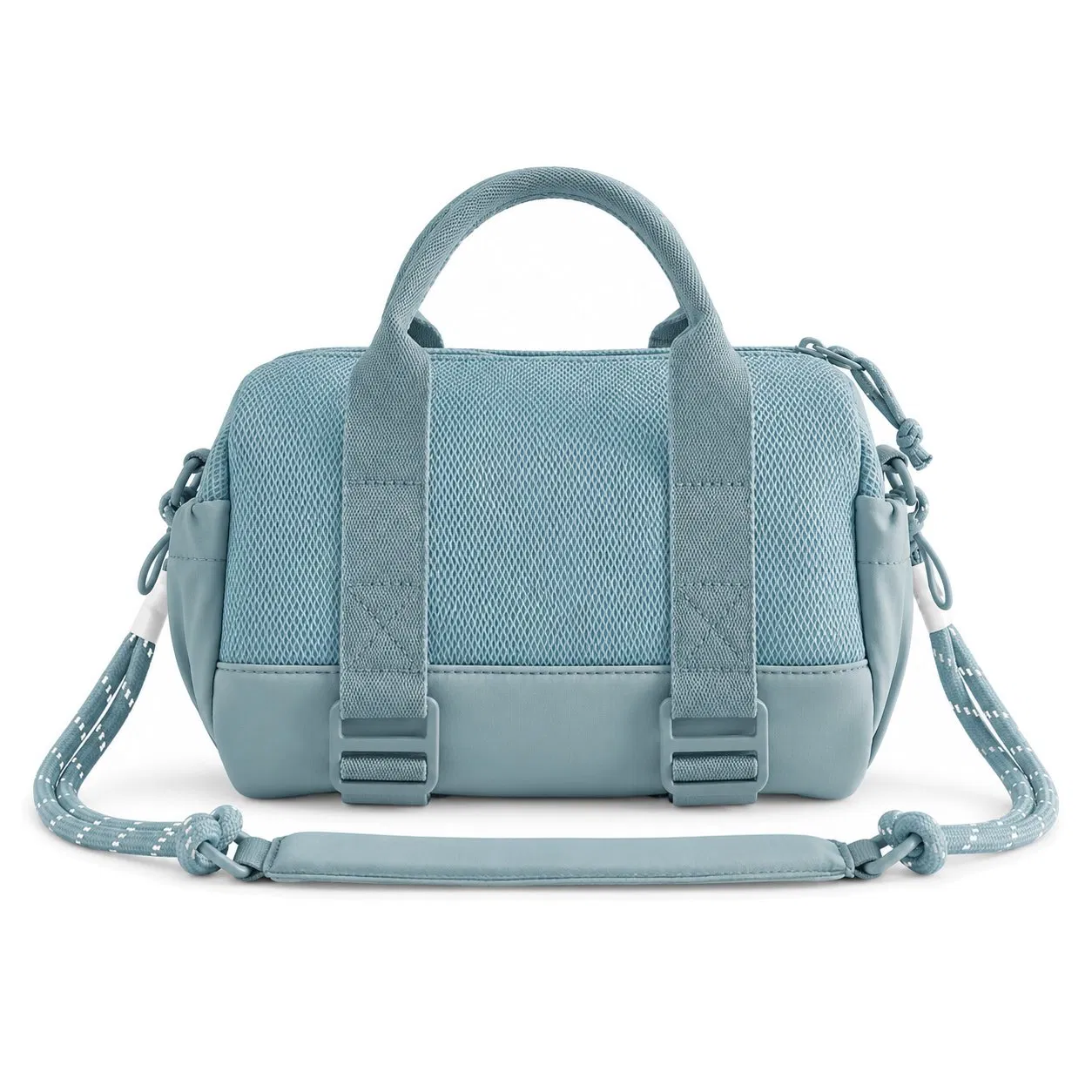 Custom Mini Nylon Gym Duffel Bag for Women with Adjustable Strap and Water Resistant Fabric