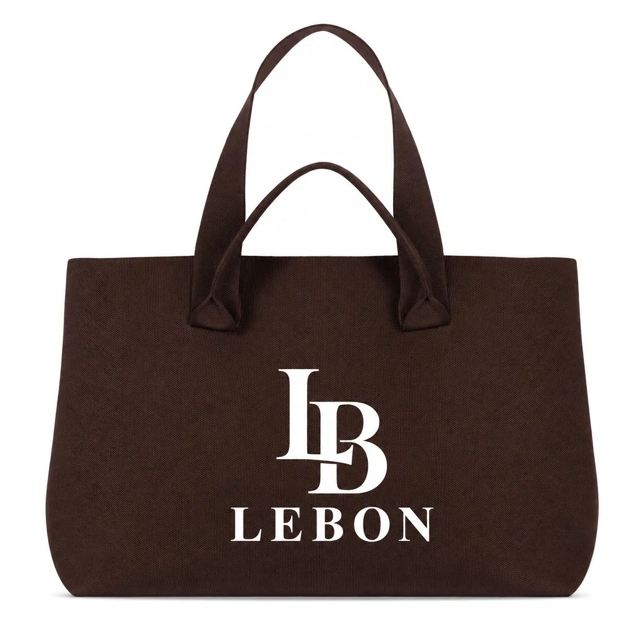Custom Knit Tote Bag with Zipper and Adjustable Shoulder Strap for Shopping and Travel
