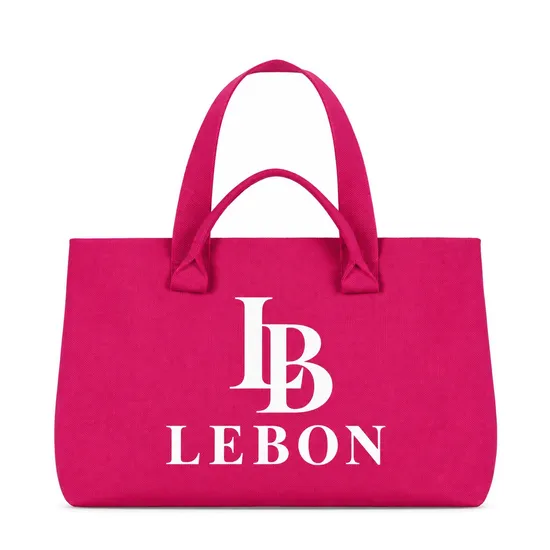 Custom Knit Tote Bag with Zipper and Adjustable Shoulder Strap for Shopping and Travel