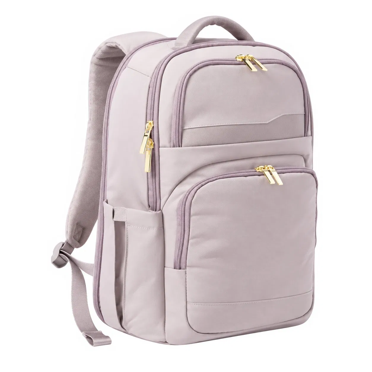 Custom Nylon Backpack with Multiple Pockets and Soft Handle for School Travel and Outdoor Use