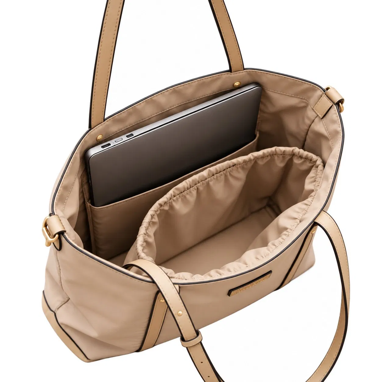 Custom Logo Canvas Tote Bag with Open Top for Shopping Beach and Travel
