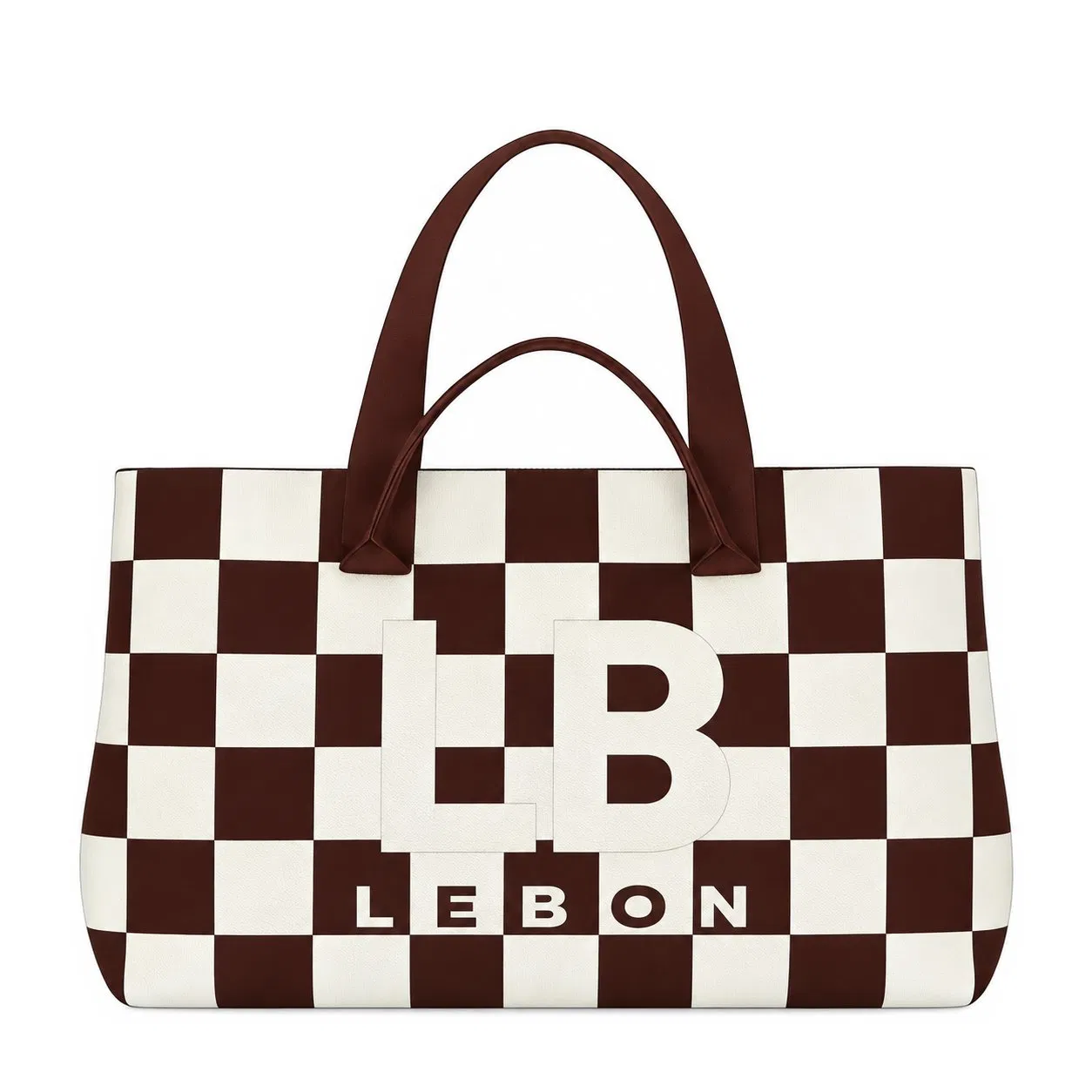 Custom Logo Knitted Tote Bag with Dual Carry Handles for Shopping and Travel