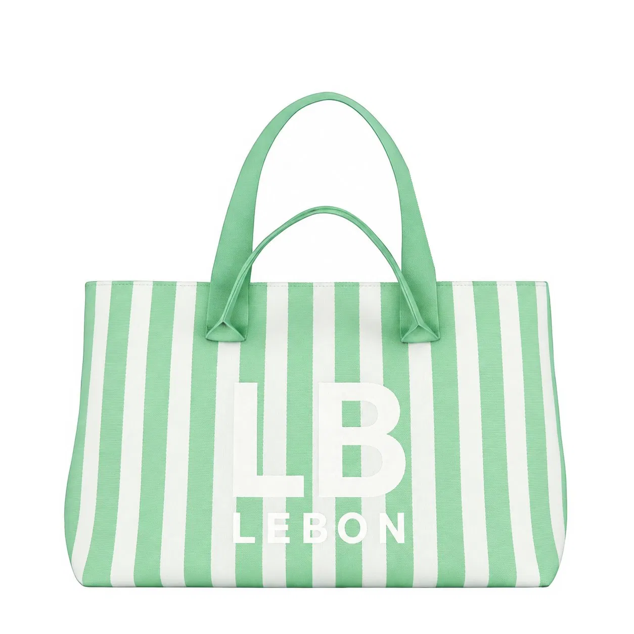 Custom Logo Knitted Tote Bag with Dual Carry Handles for Shopping and Travel