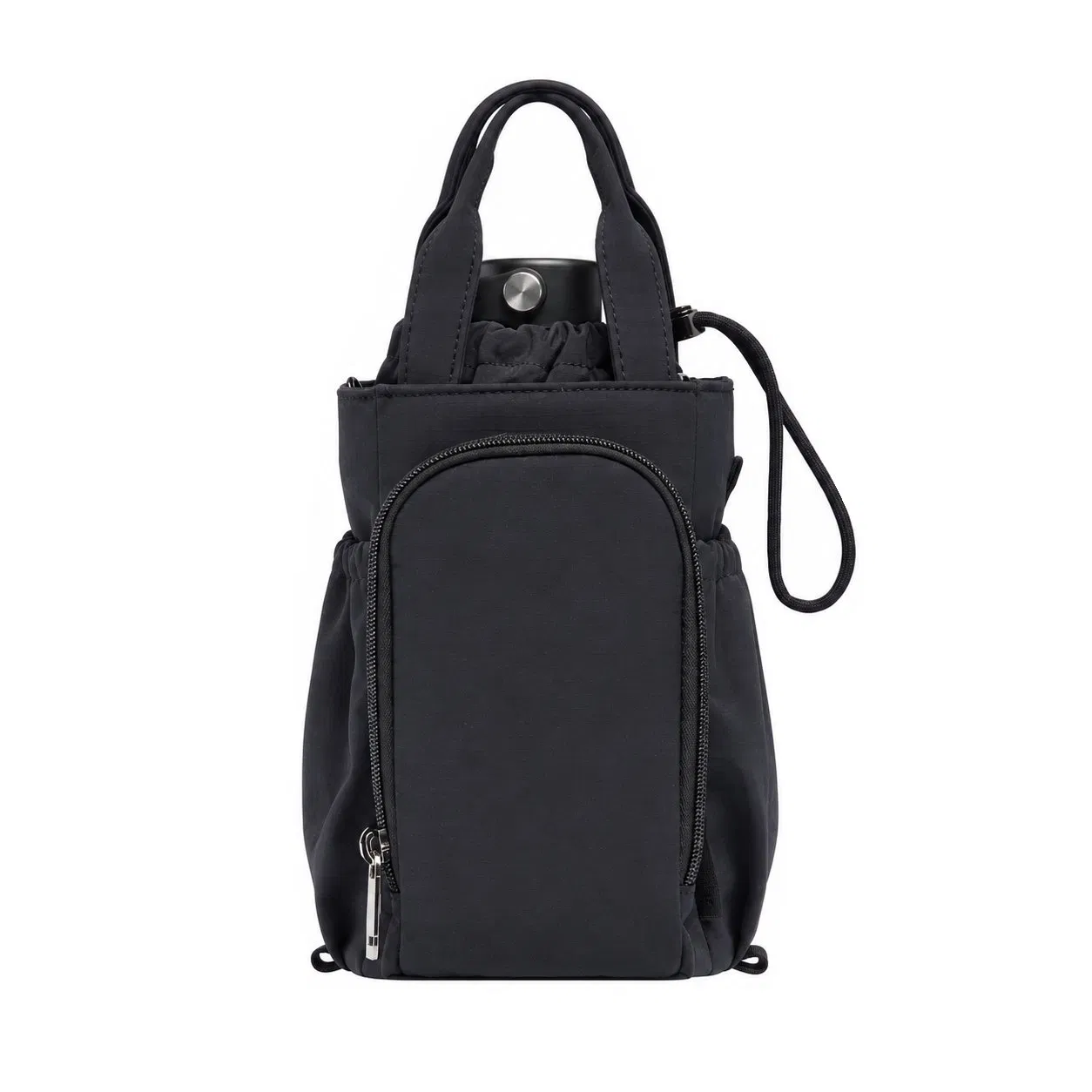Cartoon Nylon Insulated Water Bottle Carrier with Adjustable Shoulder Strap