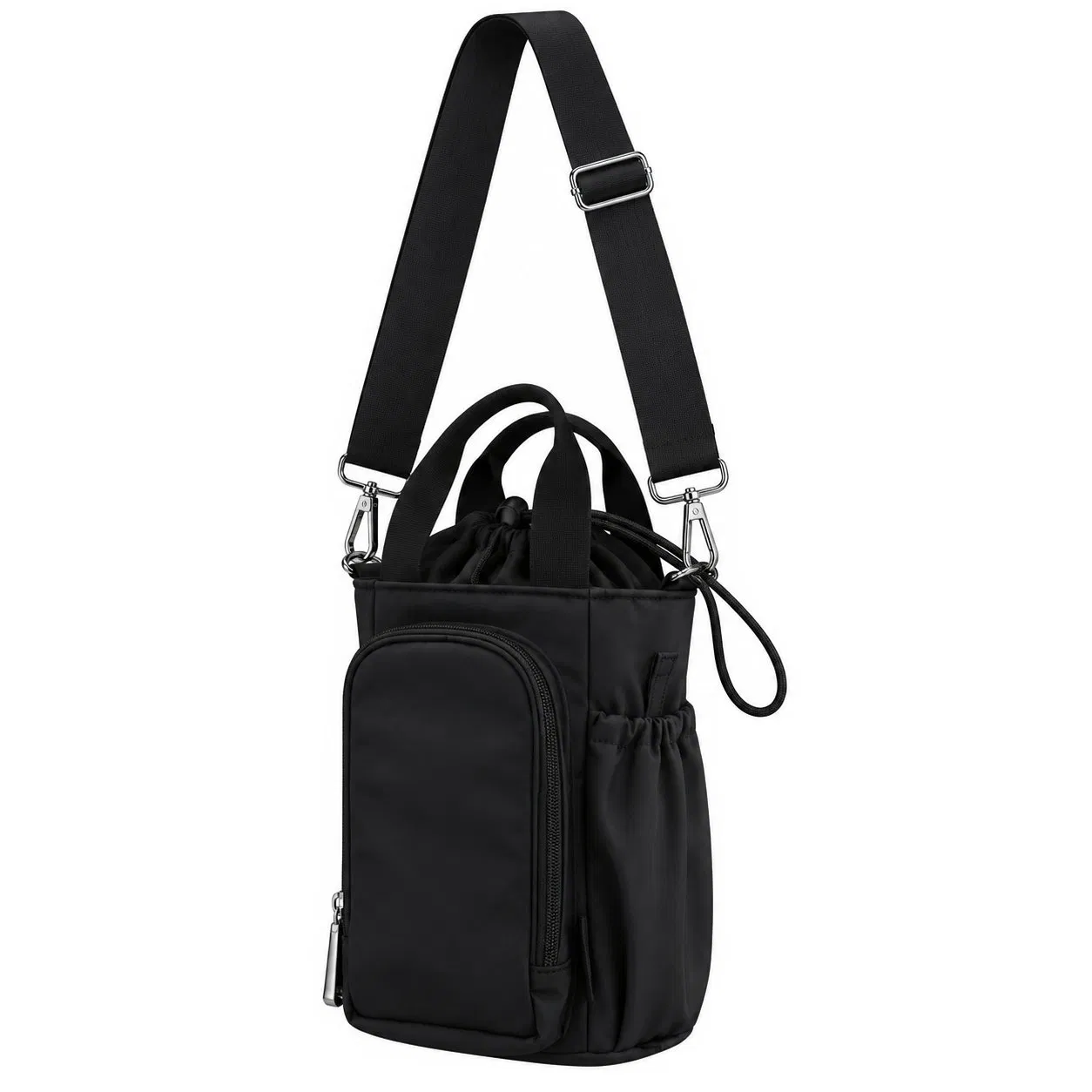 Cartoon Nylon Insulated Water Bottle Carrier with Adjustable Shoulder Strap