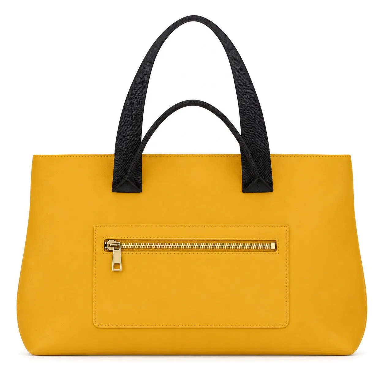 Custom Logo Soft Knitted Tote Bag for Women with Front Zipper Pocket