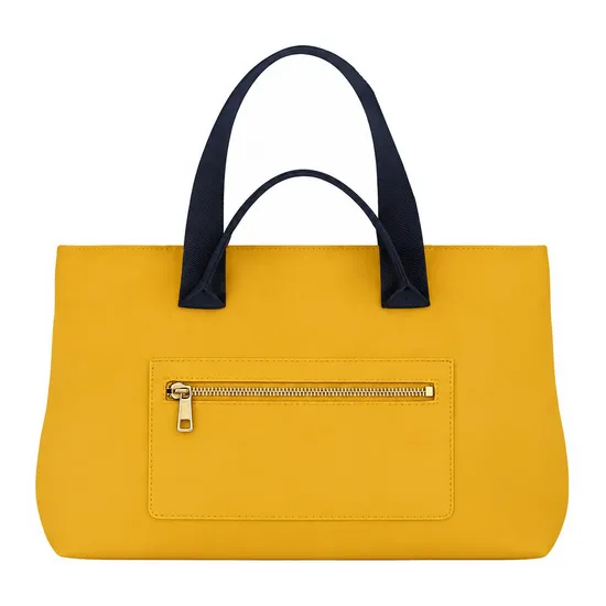 Custom Logo Women Knitted Tote Bag with External Pockets for Daily Commute