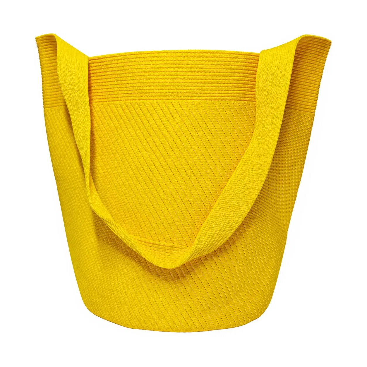 Custom Summer Knitted Tote Shoulder Bag with Open Closure for Women