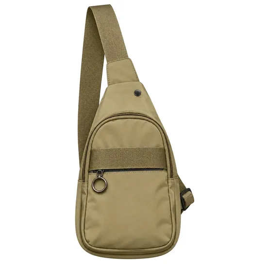 Vintage Canvas Crossbody Shoulder Bag with Adjustable Strap and Zipper