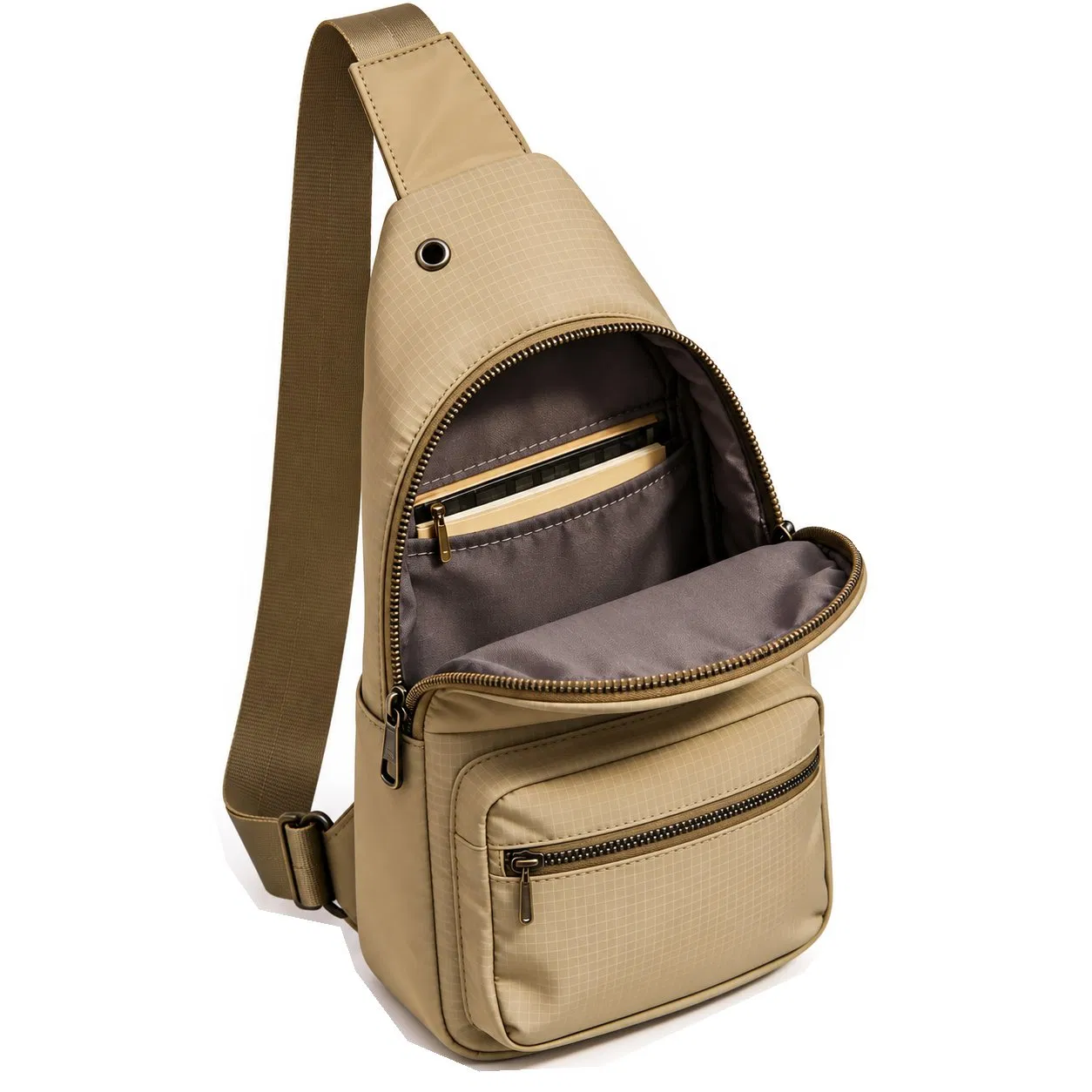 Custom Nylon Tactical Sling Bag for Women Adjustable Crossbody Chest Bag for Travel