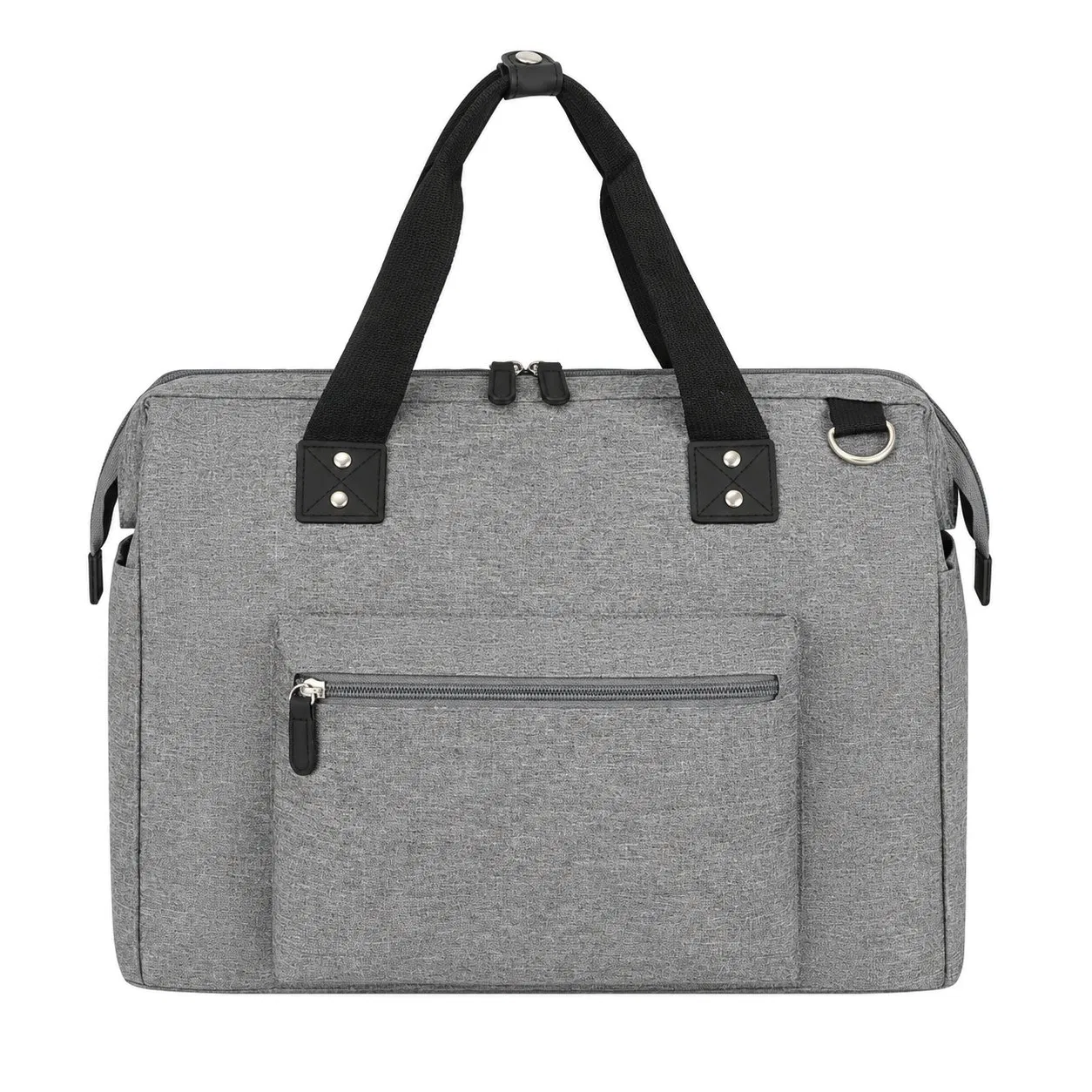 Functional Polyester Diaper Tote Bag with Changing Pad Maternity Travel Storage Custom Logo