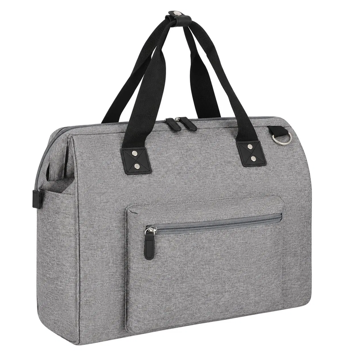 Functional Polyester Diaper Tote Bag with Changing Pad Maternity Travel Storage Custom Logo