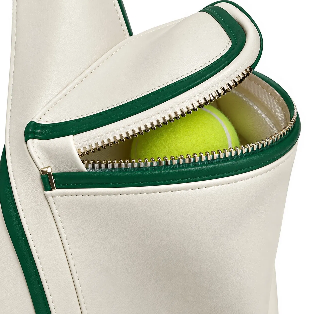 Custom PU Pickleball Paddle Bag Tennis Racket Backpack with Crossbody Sling
